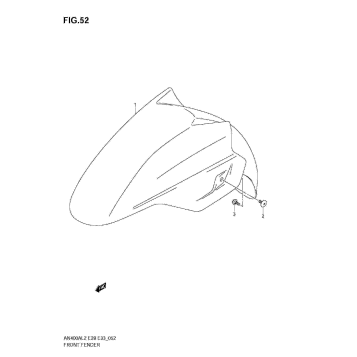 FRONT FENDER (AN400ZA L2 E28)