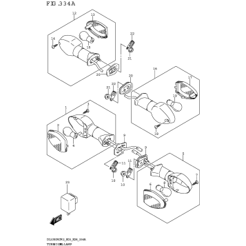 TURNSIGNAL LAMP (DL1050RQ)