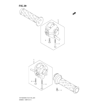 HANDLE SWITCH (SV1000) (NOT FOR US MARKET)