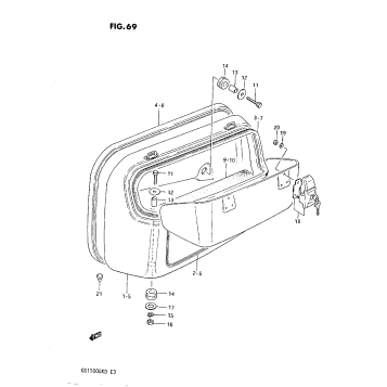 SIDE BAG (GS1100GKZ)