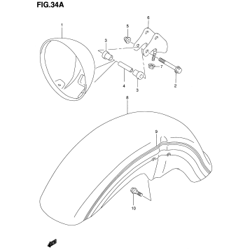 HEADLAMP HOUSING (MODEL Y/K1)