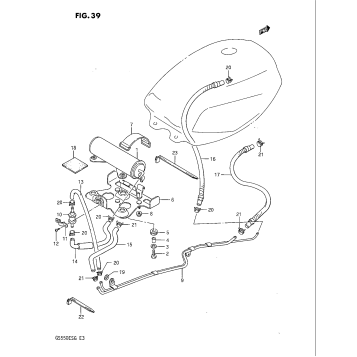 CANISTER (FOR MODEL G OF CALIFORNIA)