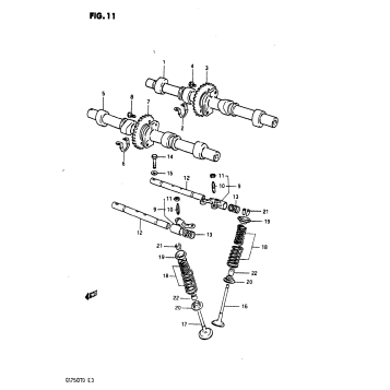 CAM SHAFT - VALVE