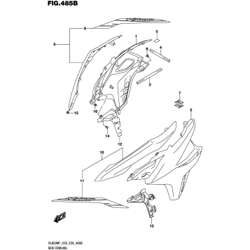 SIDE COWLING (DL650XA)