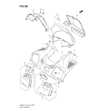 METER PANEL (AN650A L1 E33)