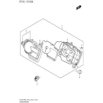 SPEEDOMETER (DL650AM3E03)