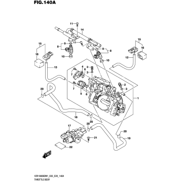 THROTTLE BODY (E03,E28)