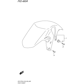 FRONT FENDER (GSX-S750L5 E03)