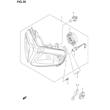 HEADLAMP (SV1000SK3/SK4/SK5)