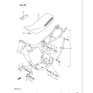 FRAME - SEAT (MODEL H/J)