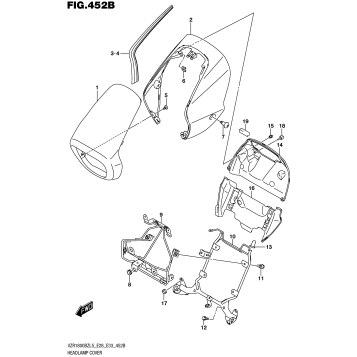 HEADLAMP COVER (VZR1800BZL5 E33)