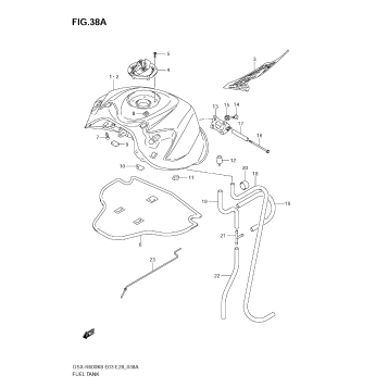 FUEL TANK (MODEL K9)