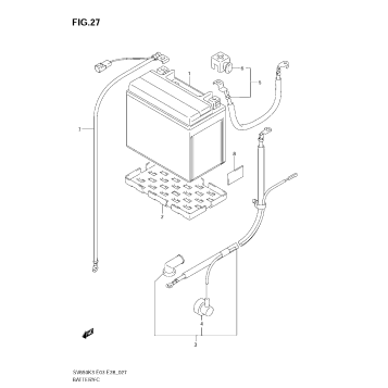 BATTERY (SV650/SV650S)