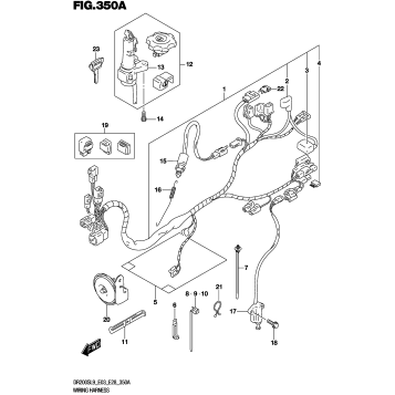 WIRING HARNESS (DR200SL9 E03)