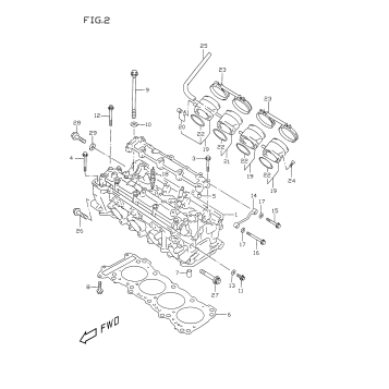 CYLINDER HEAD (MODEL T/V)