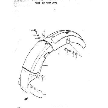 REAR FENDER (RE5M)