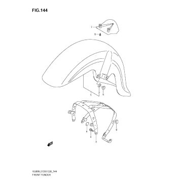 FRONT FENDER (VL800  E33)