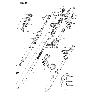 FRONT FORK (MODEL M/N/P/R/S)