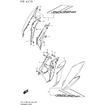 FRAME BODY COVER (GSX-S750,GSX-S750A)