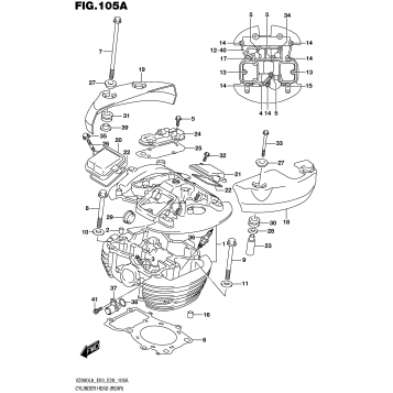 CYLINDER HEAD (REAR)