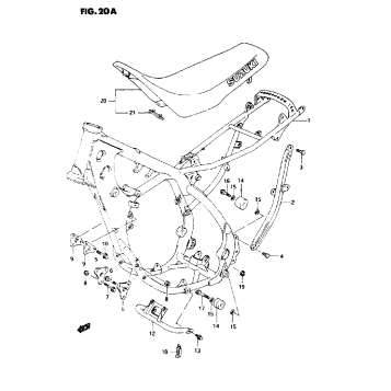 FRAME - SEAT (MODEL P/R/S)