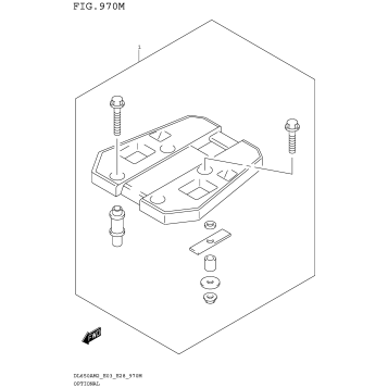 OPTIONAL (TOP CASE BRACKET SET)