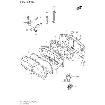 SPEEDOMETER (AN650L5 E03)