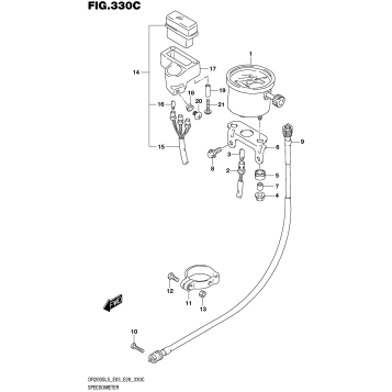 SPEEDOMETER (DR200SL5 E33)