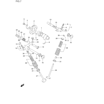 CAM SHAFT - VALVE
