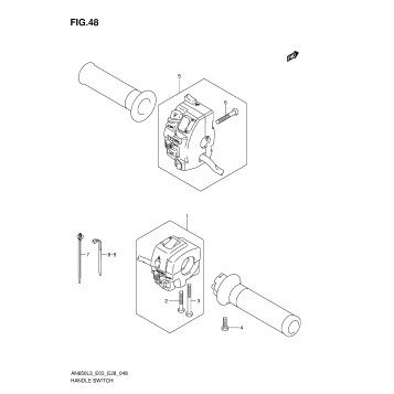 HANDLE SWITCH (AN650L3 E03)