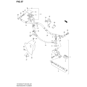REAR MASTER CYLINDER