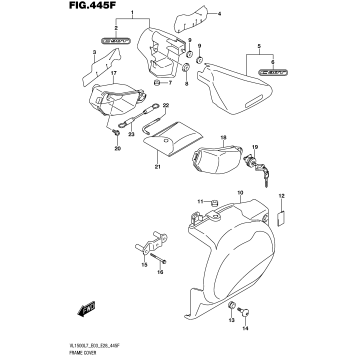 FRAME COVER (VL1500TL7 E28)