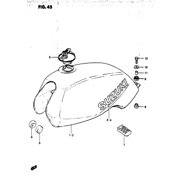 FUEL TANK (GS1100ED)