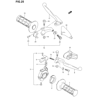 HANDLE LEVER (MODEL K2/K3/K4)