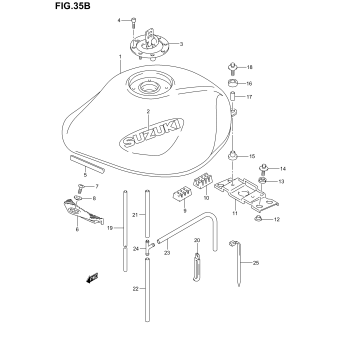 FUEL TANK (MODEL K4)