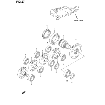 FINAL GEAR (MODEL K3/K4)