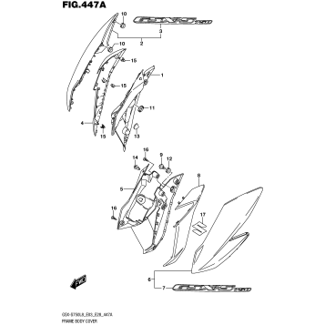 FRAME BODY COVER (FOR YVZ,KEL)