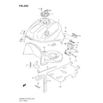 FUEL TANK (MODEL K7)