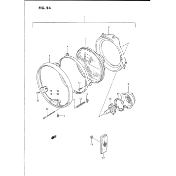HEADLAMP (MODEL K/L/M/N/P)