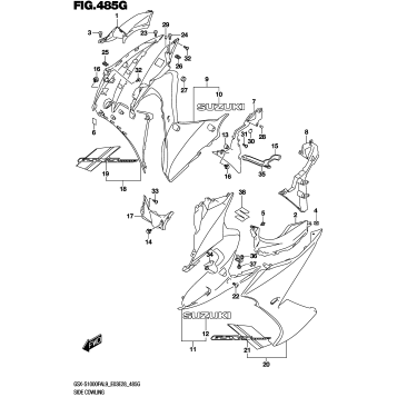 SIDE COWLING (GSX-S1000FZAL9 E03)