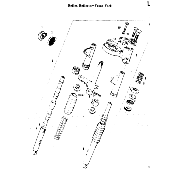 REFLEX REFLECTOR-FRONT FORK
