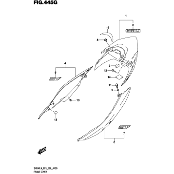 FRAME COVER (SV650AL9 E33) (FOR YVB,QEB)