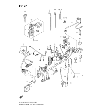 WIRING HARNESS (GSX-R750 L2 E03)