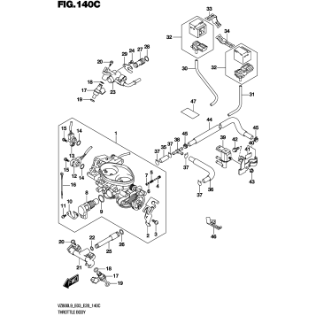 THROTTLE BODY (VZ800L9 E33)