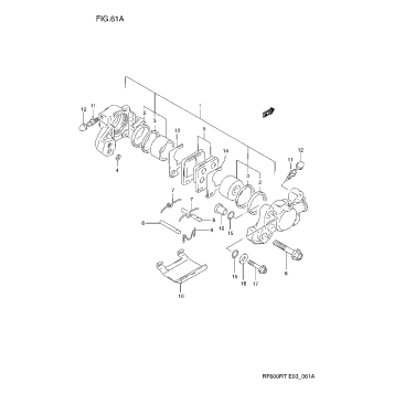 REAR CALIPER (MODEL S)