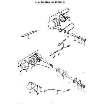 TURN SIGNAL LAMP (TS250K
