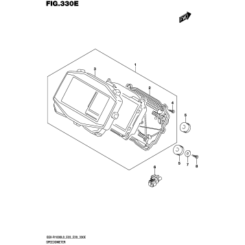 SPEEDOMETER (GSX-R1000AL8 E33)
