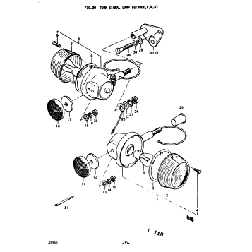 TURN SIGNAL LAMP (GT380K