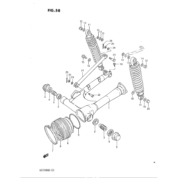 REAR SWINGING ARM (MODEL Z)