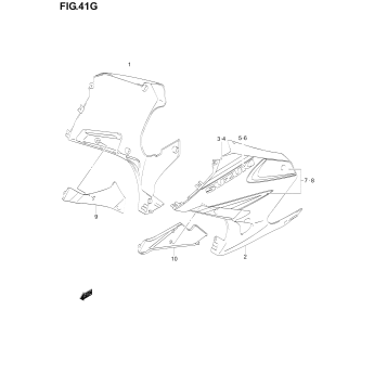 UNDER COWLING  (GS500FK6)